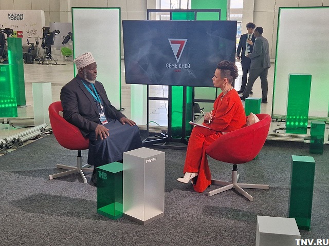 Выездная студия ТНВ работает на KazanForum