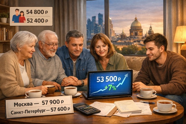 Молодым — 50 тысяч, пенсионерам — 56: названы пенсионные ожидания россиян