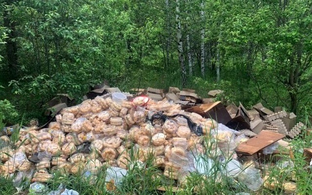 Гору коробок с татарским национальным лакомством обнаружили в лесу под Казанью
