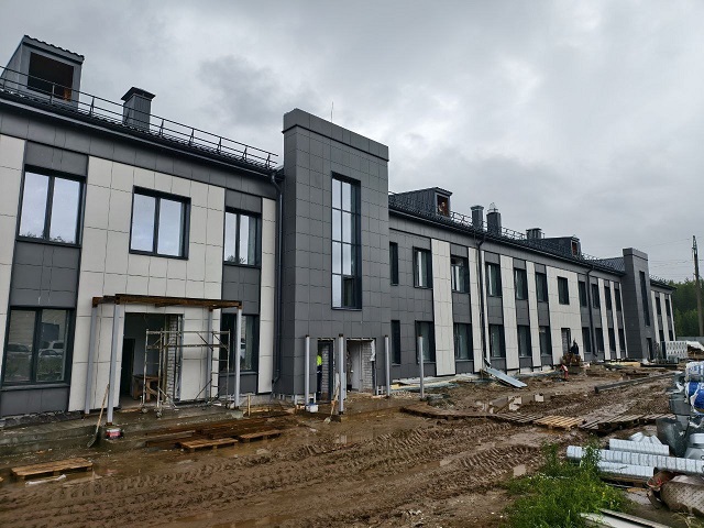 Строительство дома-интерната «Забота» в Зеленодольском районе закончили на 87%