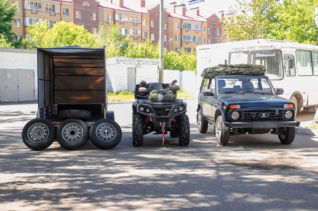 Семья предпринимателя из Казани передала в зону СВО «Ниву» и квадроцикл