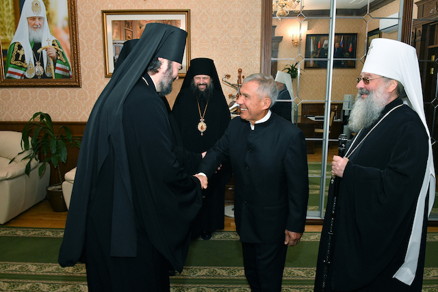 Минниханов провел встречу с архипастырями Татарстанской митрополии