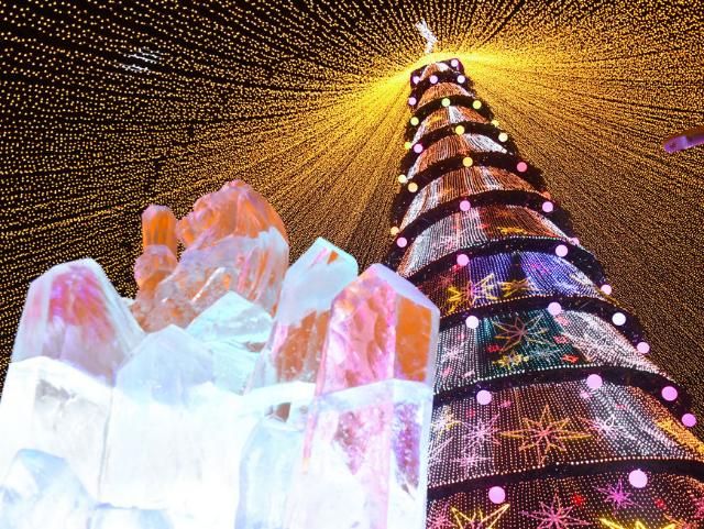 В Казани приступили к установке центральной елки