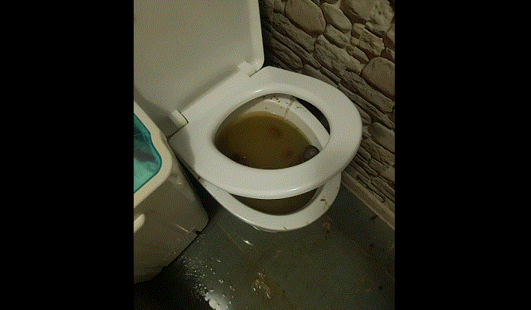 В Набережных Челнах первые этажи дома затопило фекалиями