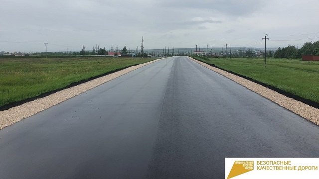 РТ по нацпроекту отремонтировали участок дороги «Новошешминск-Чувашская Чебоксарка»