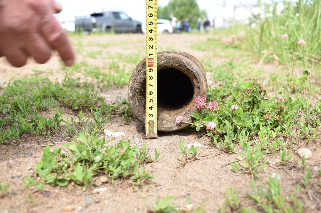 Снаряд времен Гражданской войны обнаружили на территории ОЭЗ «Алабуга»