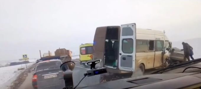 Сегодня в Татарстане произошло смертельное ДТП с участием четырех автомобилей