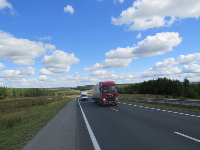 В пяти районах Татарстана обновили более 100 км трассы М-7