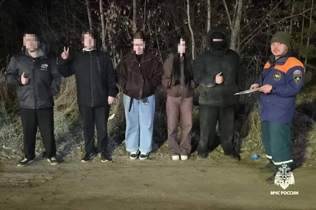 Спасатели вывели пятерых молодых людей из Боровецкого леса в Татарстане
