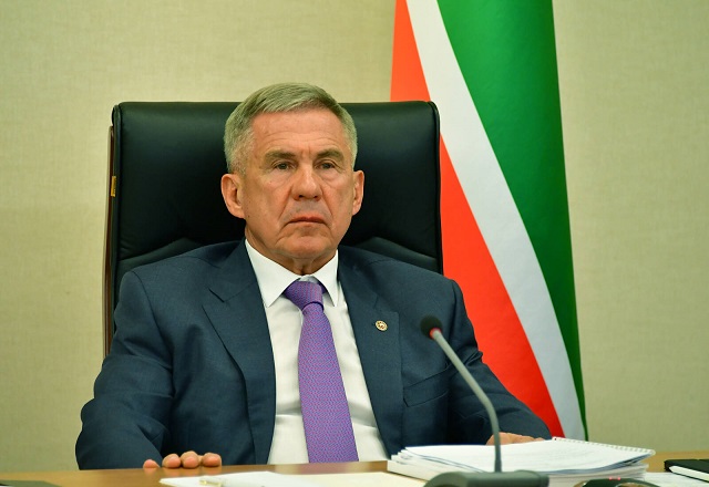 Минниханов принял участие в заседании Совета по развитию физкультуры и спорта