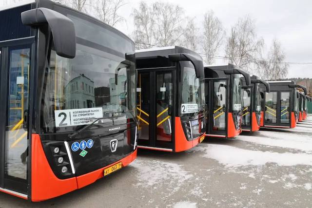 15 новых автобусов пополнили парк общественного транспорта Нижнекамска