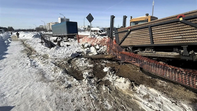 В Набережных Челнах по нацпроекту ремонтируют канализационный коллектор