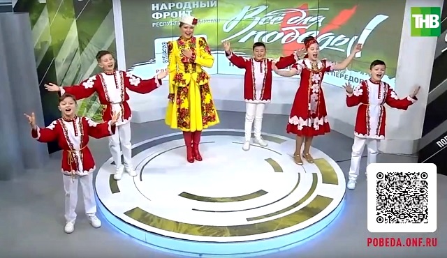 «От Волги до Енисея»: творческий номер от коллектива Казанской детской филармонии в студии ТНВ