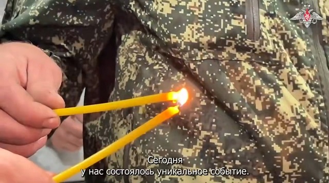 Благодатный огонь из Иерусалима доставили в блиндажные храмы СВО