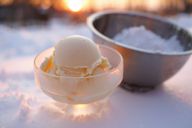 Ученый КФУ раскрыл секрет популярного в соцсетях «снежного» мороженого 