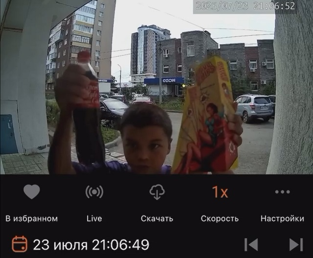 «Сражение» ребенка с домофоном попало на видео в соседнем с Татарстаном регионе