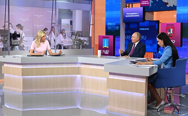 Песков: проведение прямой линии с Путиным зависит от его графика