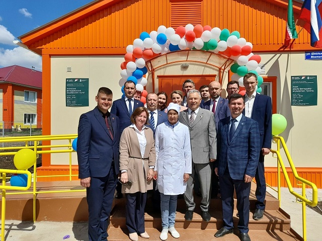 Модульный ФАП открыли по нацпроекту в Тюлячинском районе Татарстана