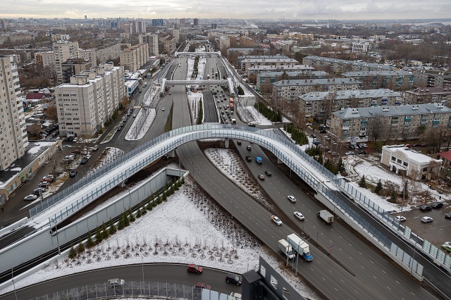 Площадь построенных в Казани дорог больше, чем все Монако