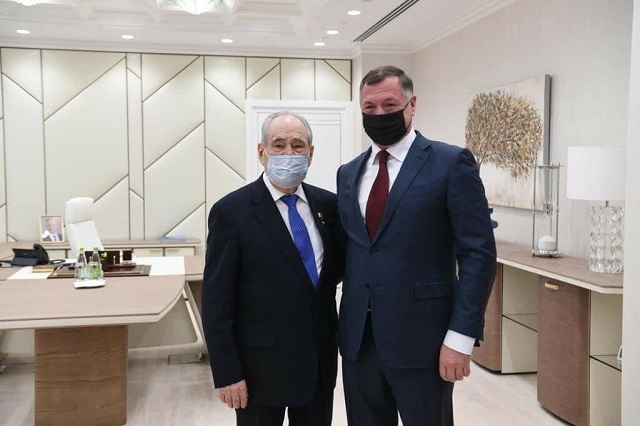 Вице-премьер Марат Хуснуллин лично поздравил Минтимера Шаймиева с 85-летием