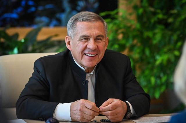 Сегодня Раису Татарстана Рустаму Минниханову исполняется 66 лет