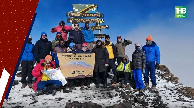 Татарстан хәзрәтләре Африканың иң биек ноктасына менде