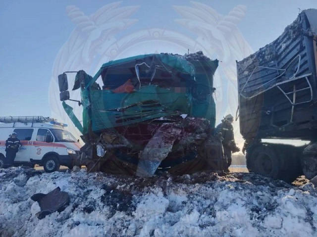В Альметьевском районе в ДТП с двумя грузовиками погиб 58-летний водитель