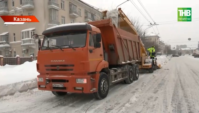 Абсолютный рекорд: более 26 500 тонн снега вывезли из Казани за сутки
