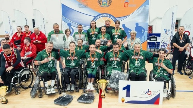 Команда из Татарстана победила на турнире по баскетболу на колясках