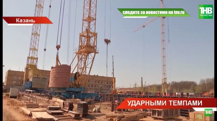 В Казани возвели один из этажей новой инфекционной больницы