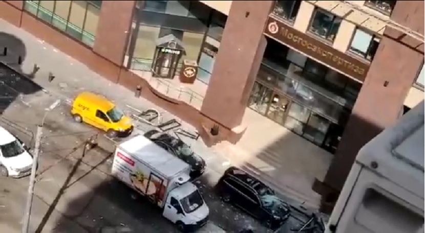 В московском бизнес-центре «Панорама» прогремел сильный взрыв