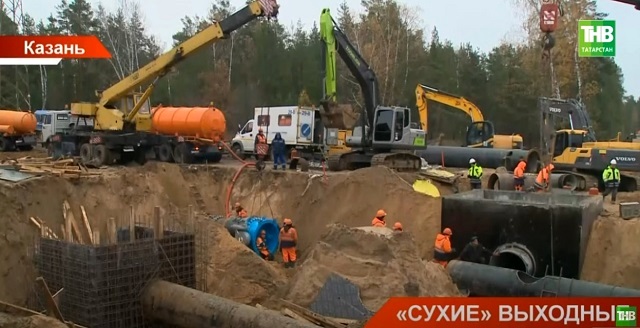 Ремонт Горьковского шоссе: перенос водоводов оставил без воды 500 000 жителей Казани