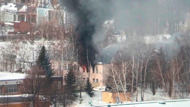 Названа причина пожара в Казанском танковом училище