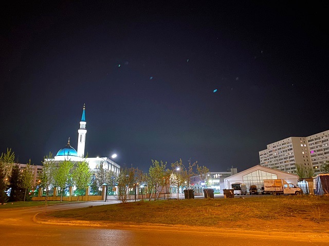 «Северное сияние» запечатлели в Казани