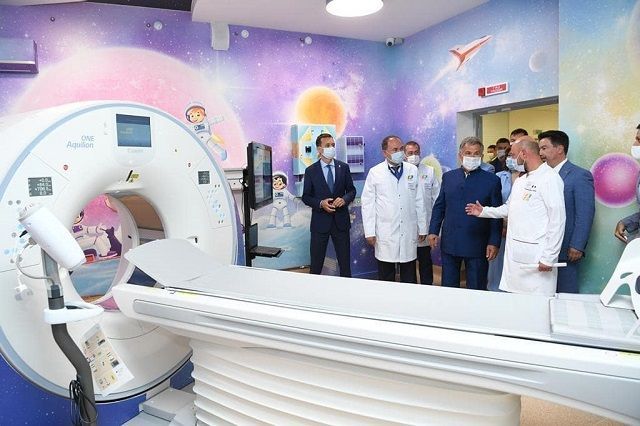 В Казани открыли детский онкоцентр, построенный за 2,2 млрд рублей