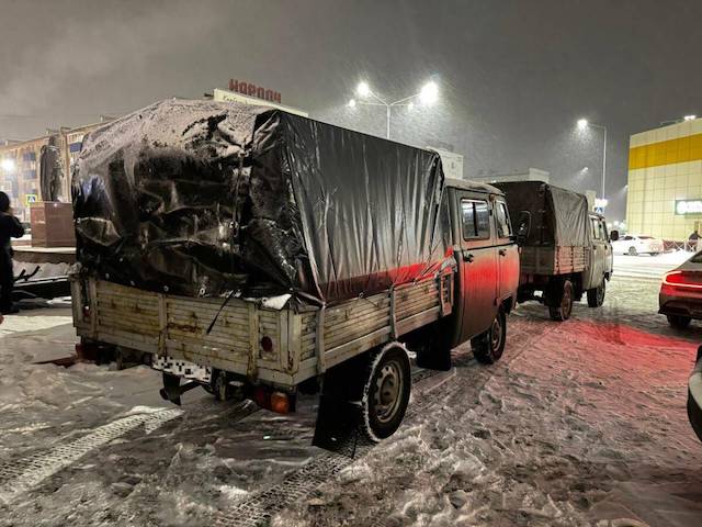 Два УАЗа с гумгрузом отправятся бойцам СВО из Менделеевска