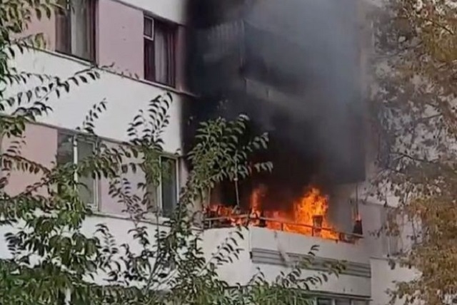 В Челнах из-за непотушенной сигареты вспыхнула квартира — видео