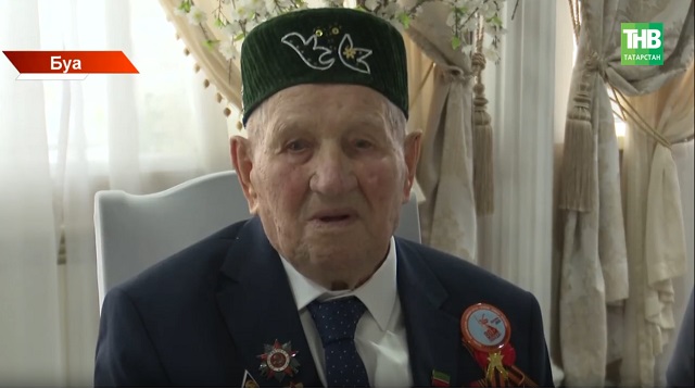 Буада яшәүче Бөек Ватан сугышы ветераны Зариф Хәйруллинга 100 яшь тулды