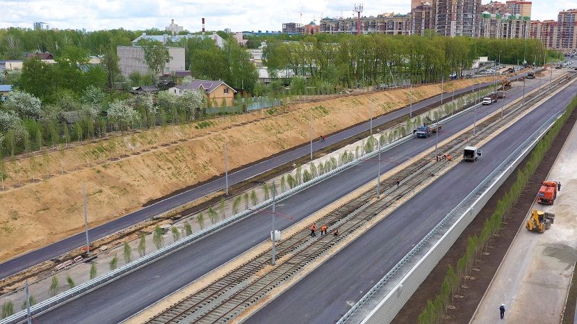 В Казани строят длиннейший в России трамвайный маршрут