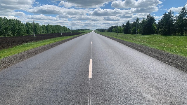 Дорогу Азеево - Черемшан – Шентала отремонтировали по нацпроекту в Татарстане