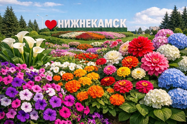 Нижнекамск готовится к цветению: 16 видов и 160 000 однолетников