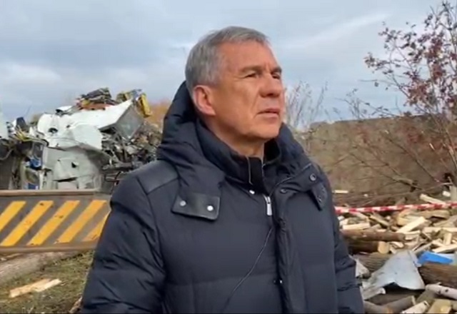 Рөстәм Миңнеханов Минзәләдә булган фаҗигада һәлак булучыларның туганнары кайгысын уртаклашты