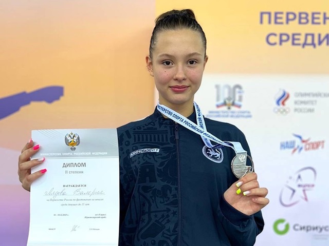 Шпажистка из Казани Валерия Лядова завоевала серебро на первенстве России