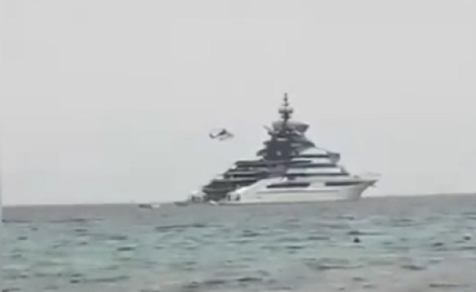 Яхта владельца ХК «Северсталь» за 36 миллиардов рублей попала на видео