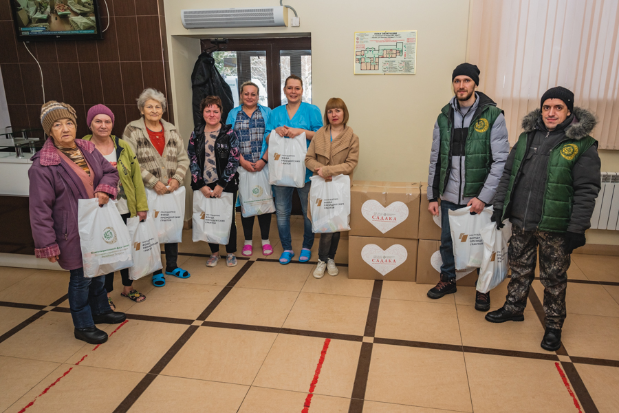 Казанда Донецк һәм Луганск кешеләренә көнкүреш химиясе җыелмалары тапшырылды