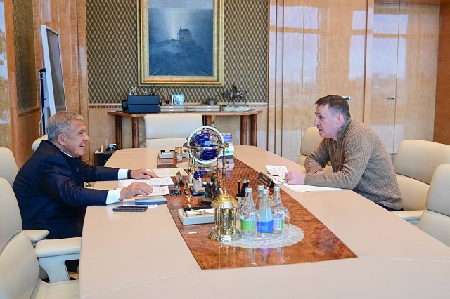 Минниханов провел встречу с вице-премьером России Патрушевым