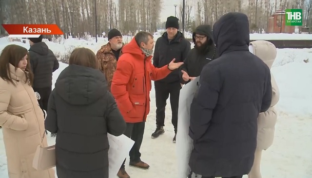В Казани прошел митинг клиентов строительной компании «БайХаус», оставшихся без денег и жилья