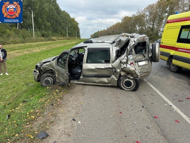 10-летний ребенок пострадал в массовом ДТП с грузовиком в Татарстане