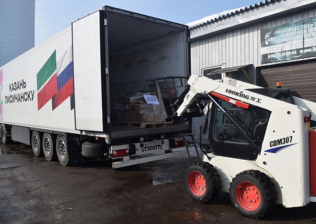 В Лисичанск и Рубежное из Казани отправили фуры с гуманитарной помощью