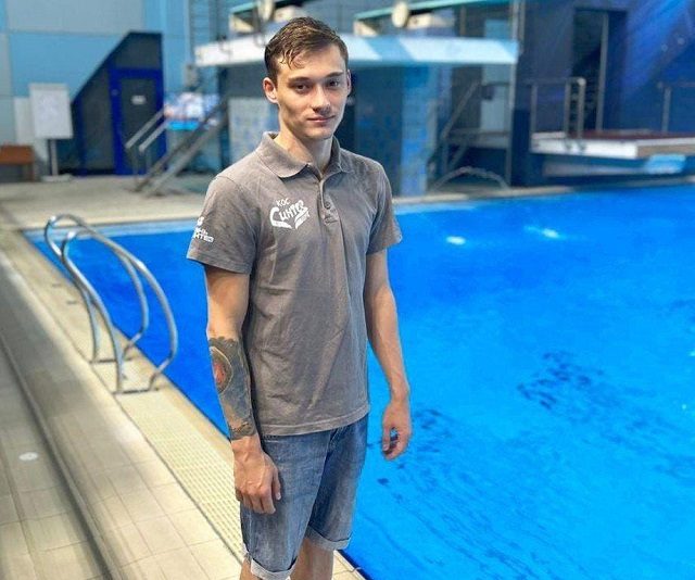 Серебряным призером ЧР по прыжкам в воду стал спортсмен СК СИНТЕЗ Никита Шлейхер